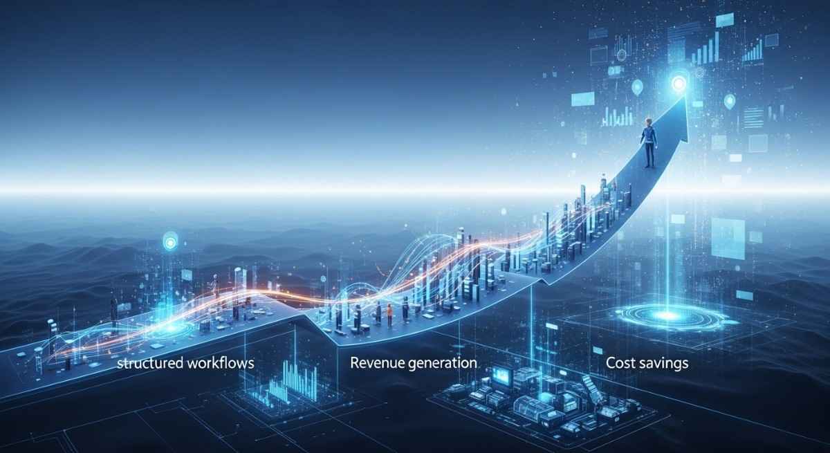 AI for enterprise: The 3-stage agentic AI ROI model