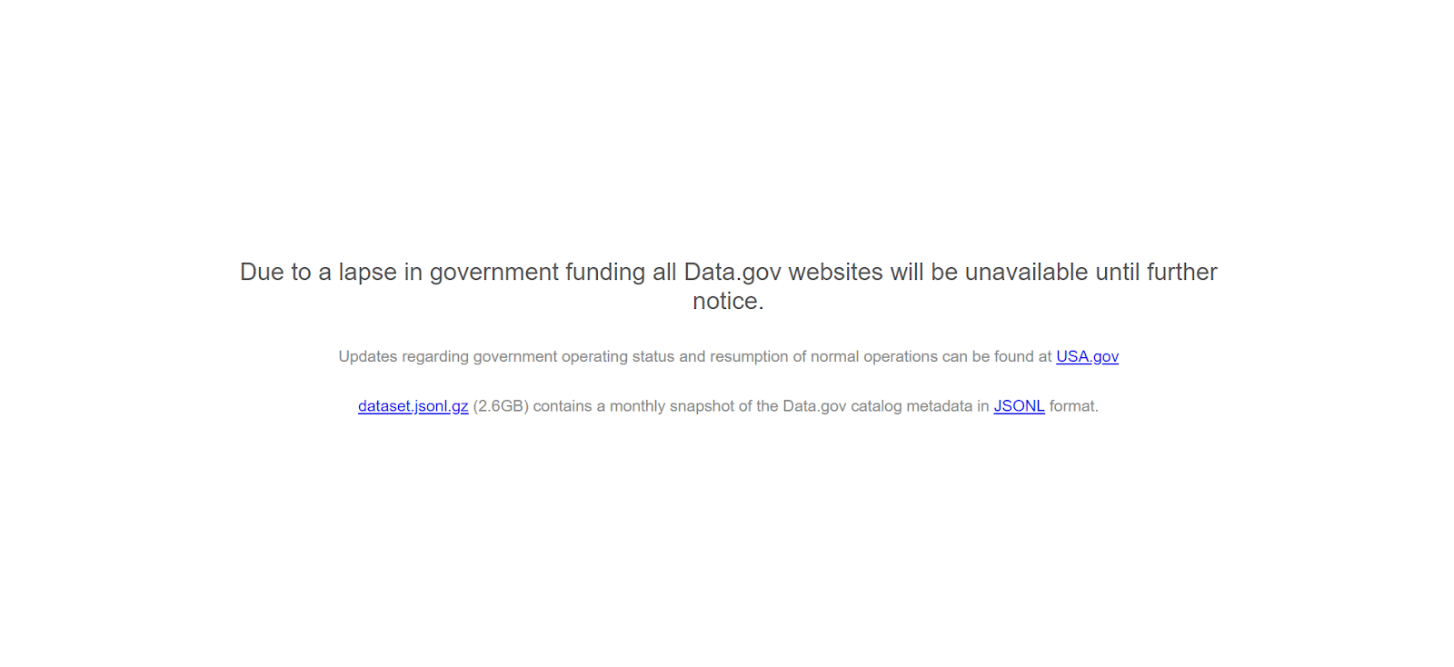 data.gov address redirect