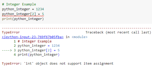 Immutable Objects Code 3