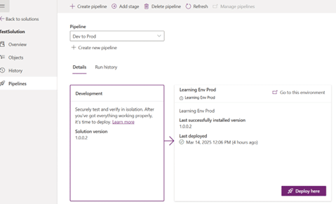 Deploy Solution To Power Apps 