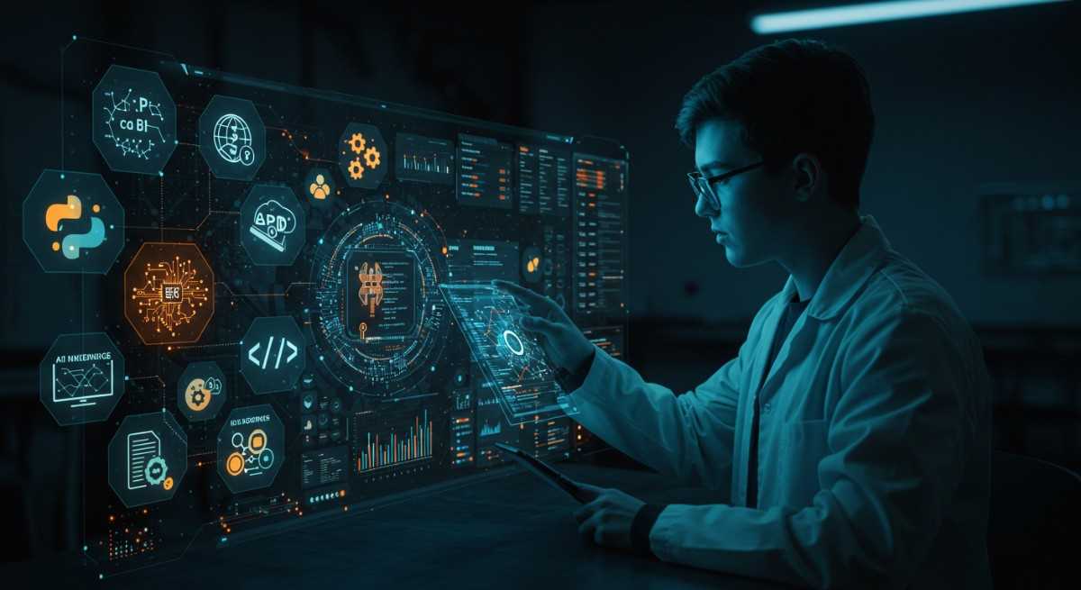 Essential data science elements: Statistics, Python, models