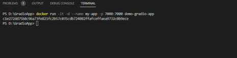 Web App for Gradio Step 7B