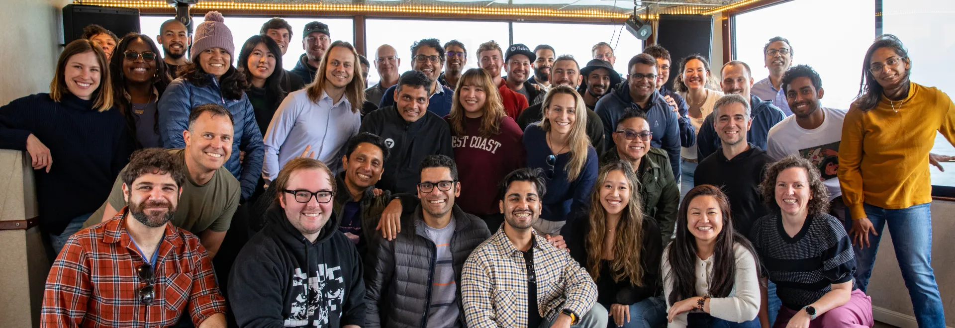 Data Science Dojo team at an annual meetup