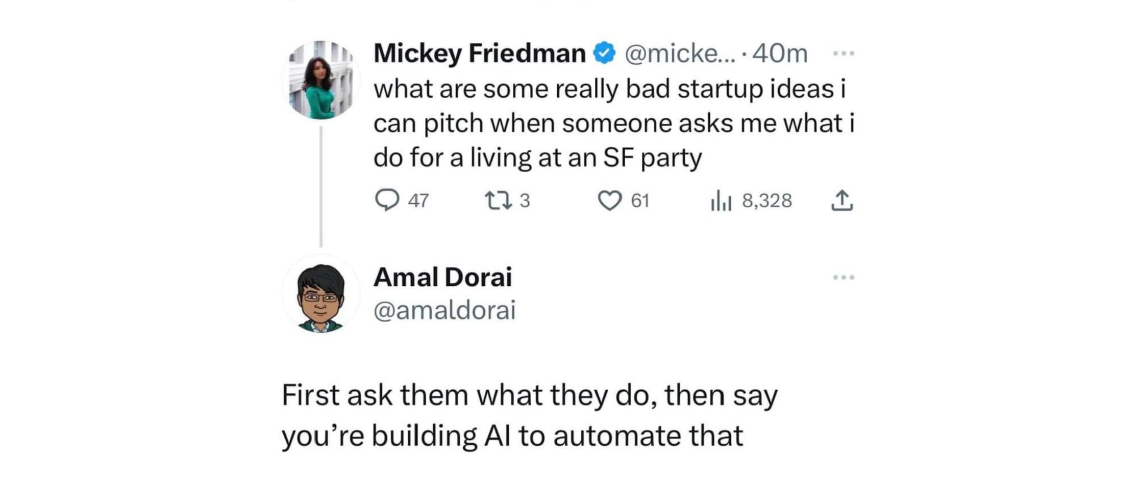 AI meme tweet