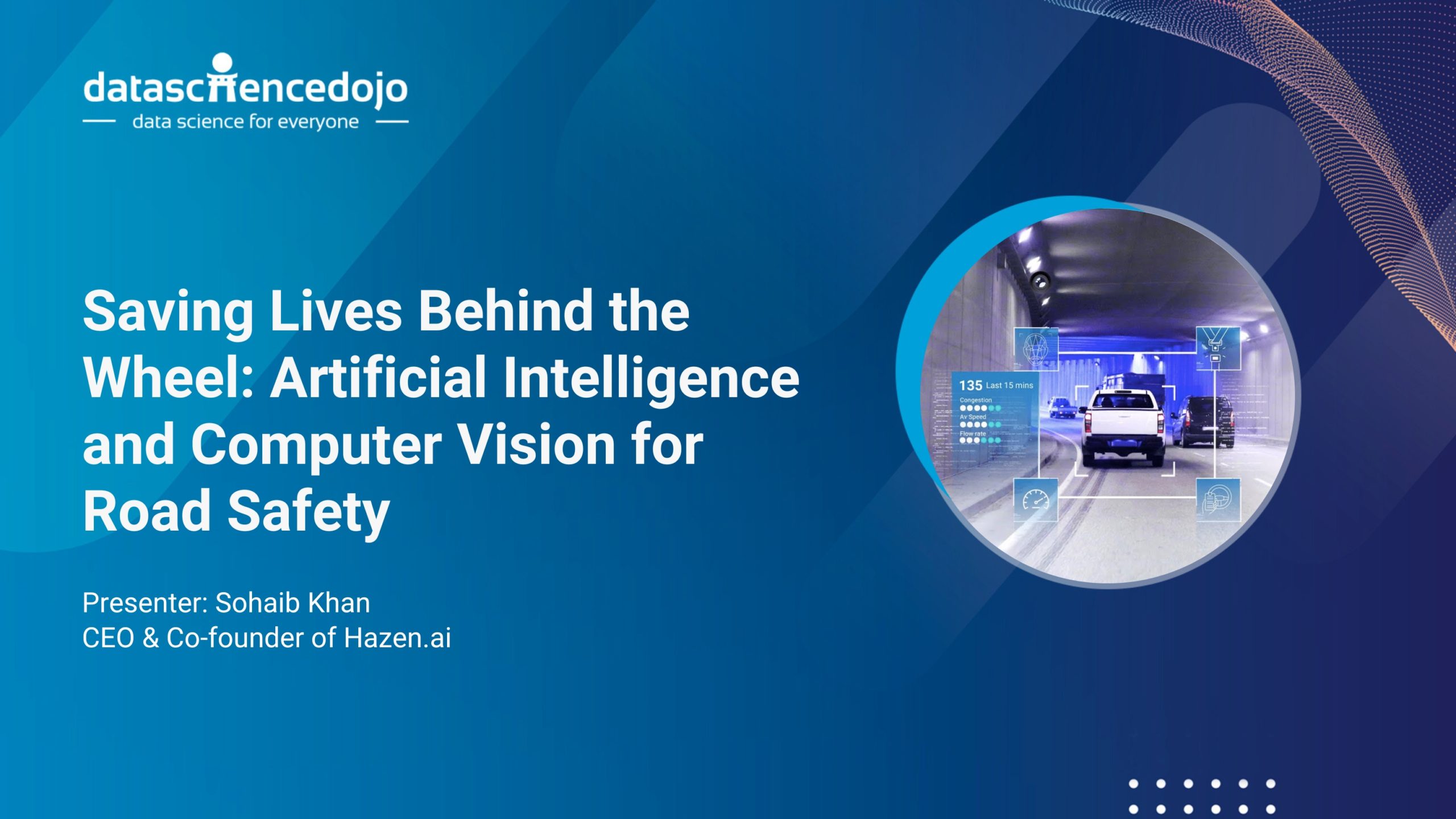 Artificial intelligence and computer vision for road safety