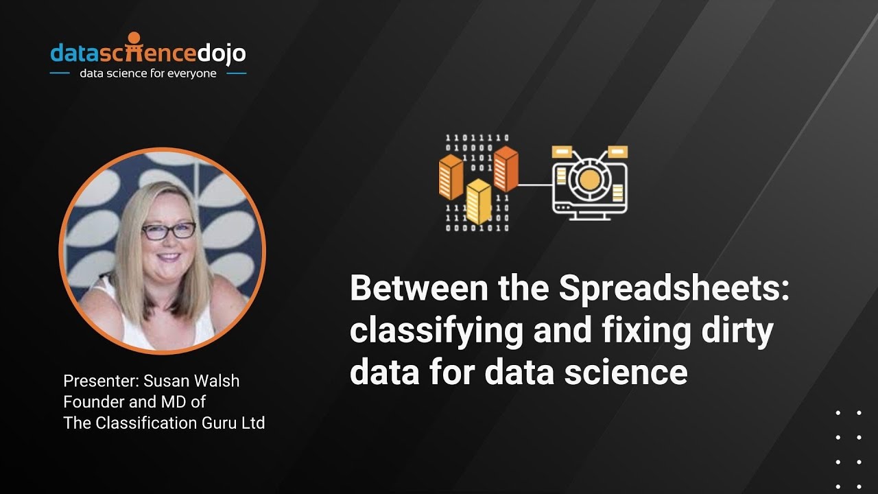 Between the spreadsheets: Classifying and fixing dirty data for data science