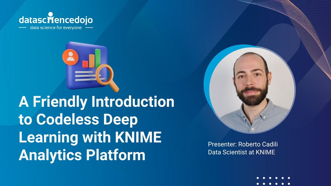 A friendly introduction to codeless deep learning with KNIME analytics platform