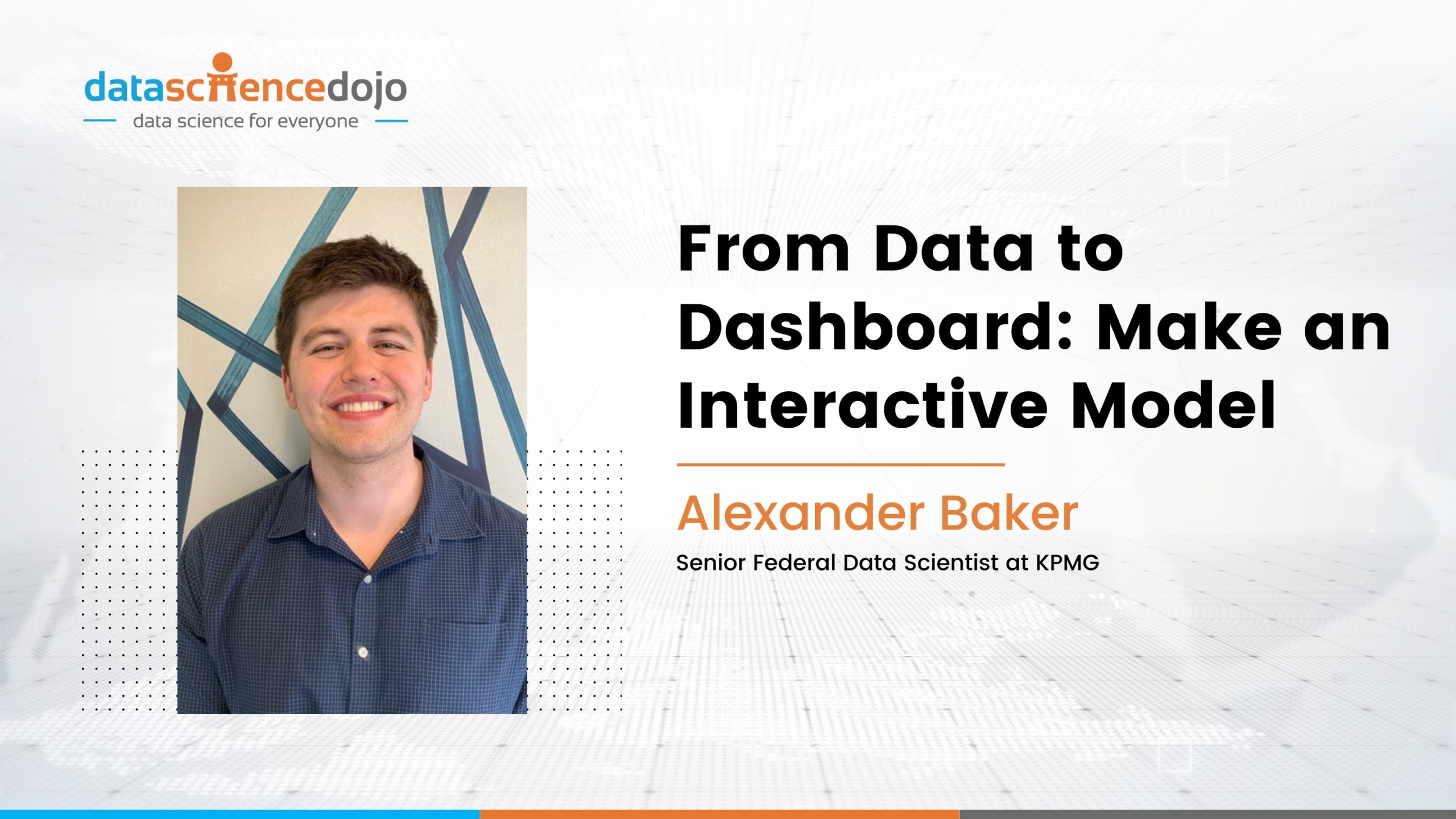 From data to dashboard: Make an interactive model