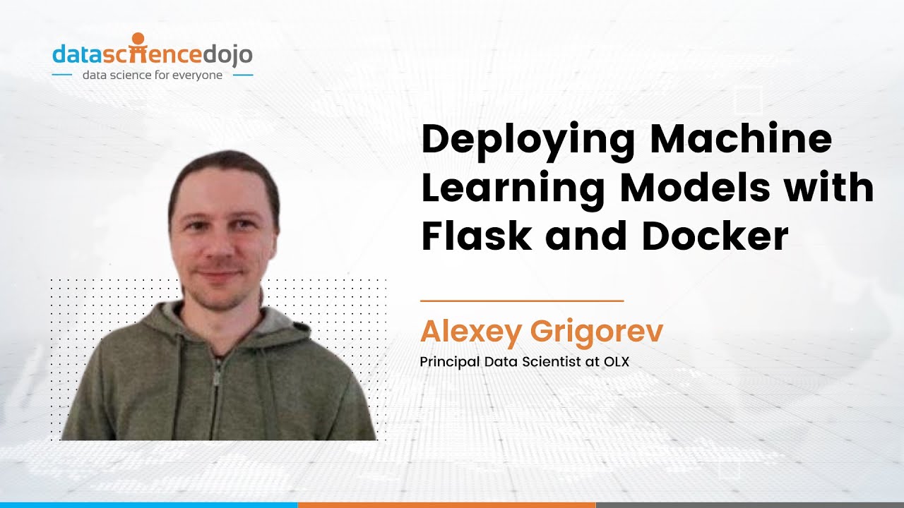 Deploying machine learning models with flask and Docker