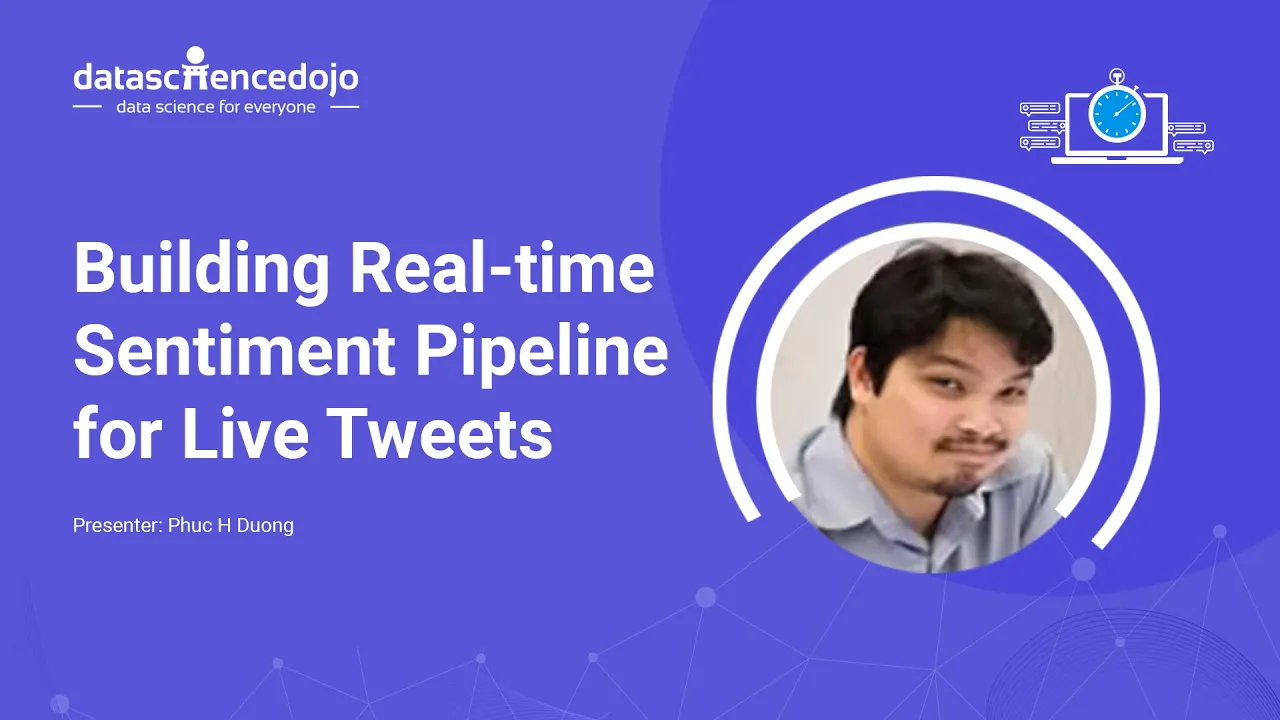 Real-time sentiment pipeline for live tweets