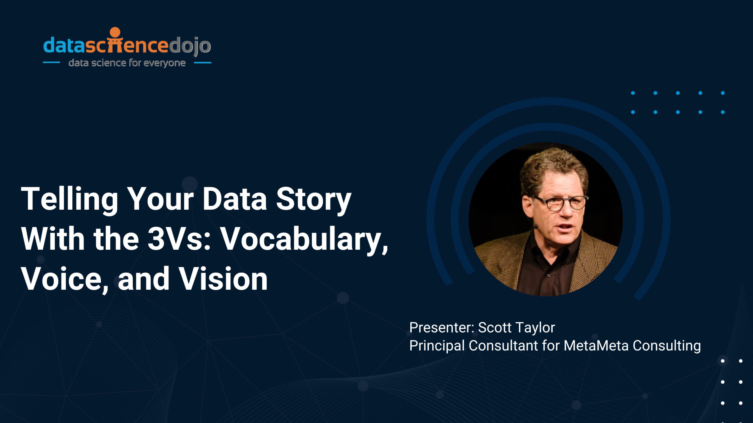 Telling your data story with the 3vs: Vocabulary, voice, and vision
