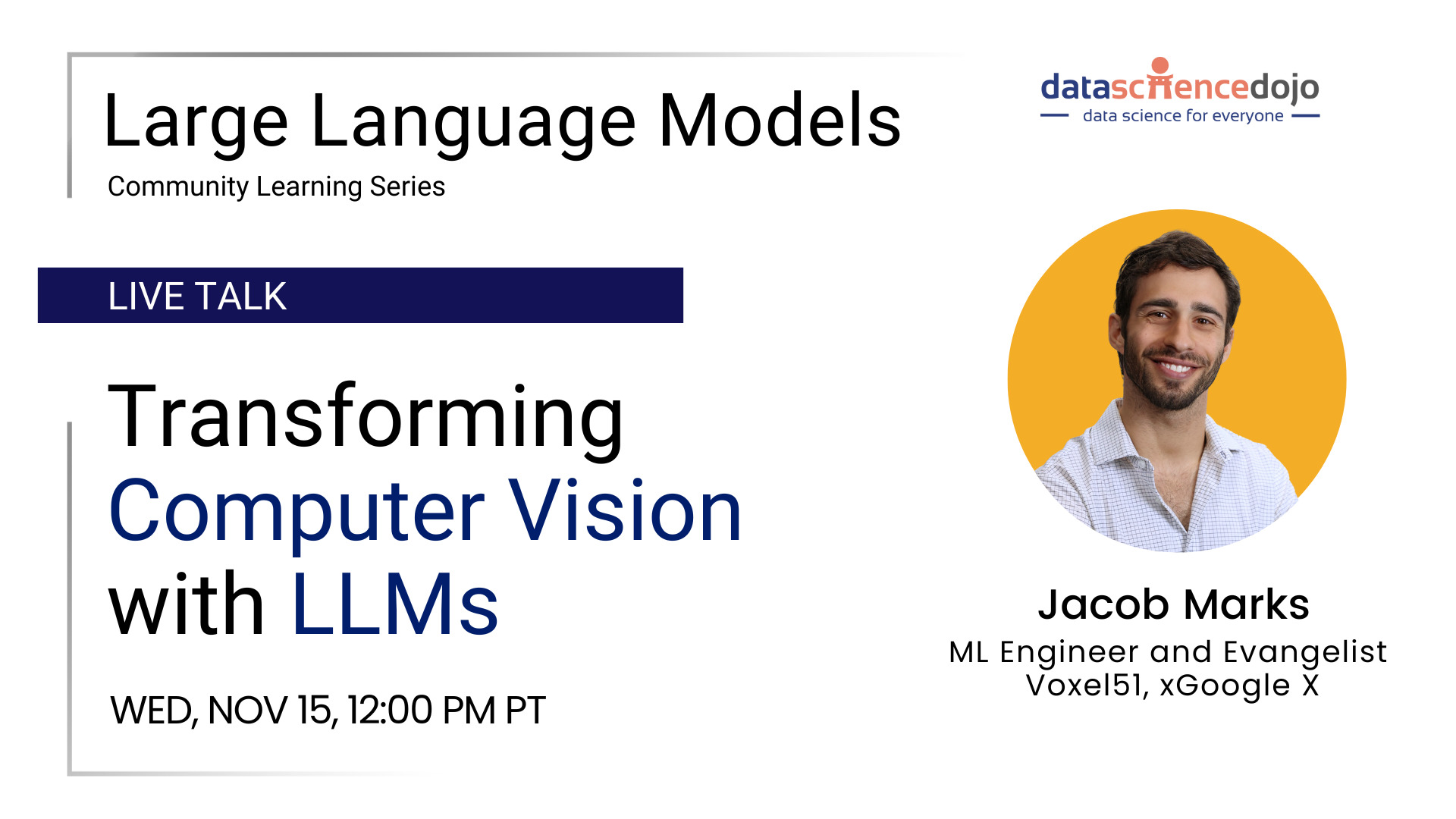 Transforming computer vision with LLMs