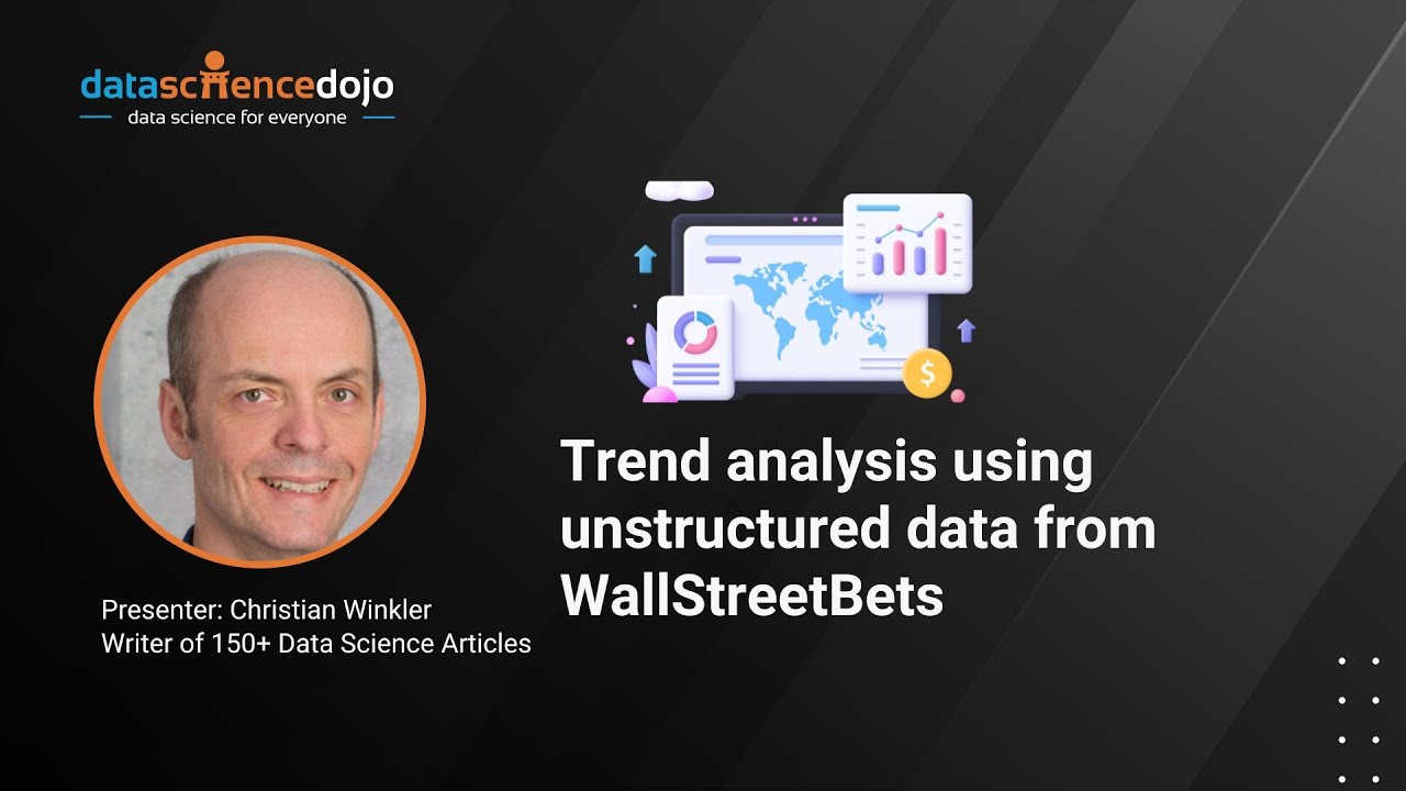 Trend analysis using unstructured data from WallStreetBets